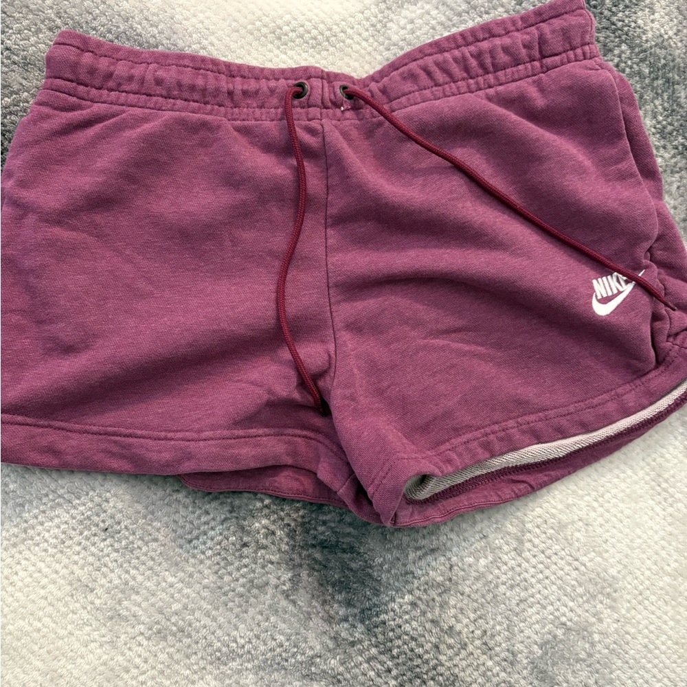 Nike Women's Maroon Athletic Shorts